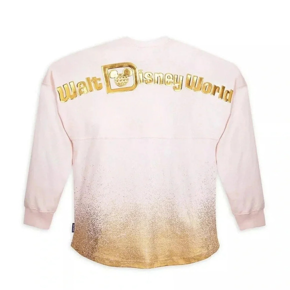 NEW 2021 Disney World Parks New Year’s Eve Champagne Pink Gold Spirit Jersey XXL - Picture 3 of 16